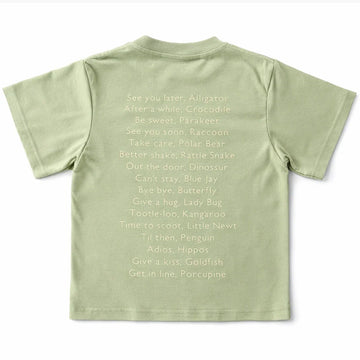 "See you later" Club Tee - Little Sage